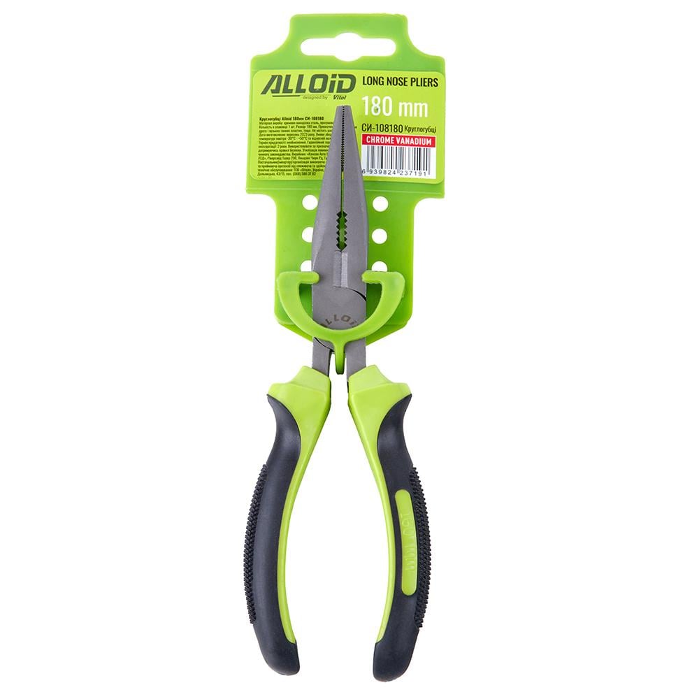 Круглогубці Alloid 180 мм (СИ-108180)