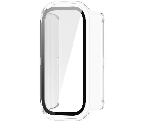 Чохол із захисним склом Protective Cover with Glass для Xiaomi Smart Band 9 Active Прозорий