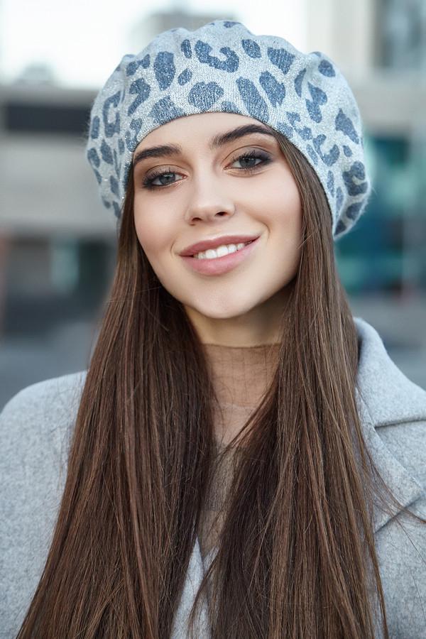 Берет женский Braxton Леопард Светло-серый (6074/26479312)