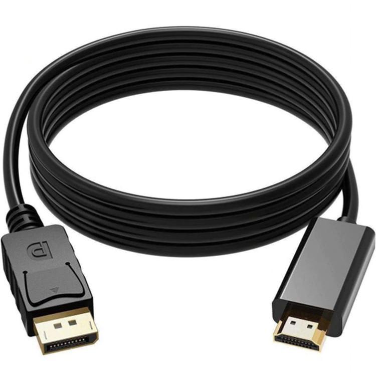 Кабель U&P DisplayPort-HDMI 4K 30Hz 1,8 м Black (SWE-CA04-BK) - фото 3 Кабель U&P DisplayPort-HDMI 4K 30Hz 1,8 м Black (SWE-CA04-BK) - фото 3