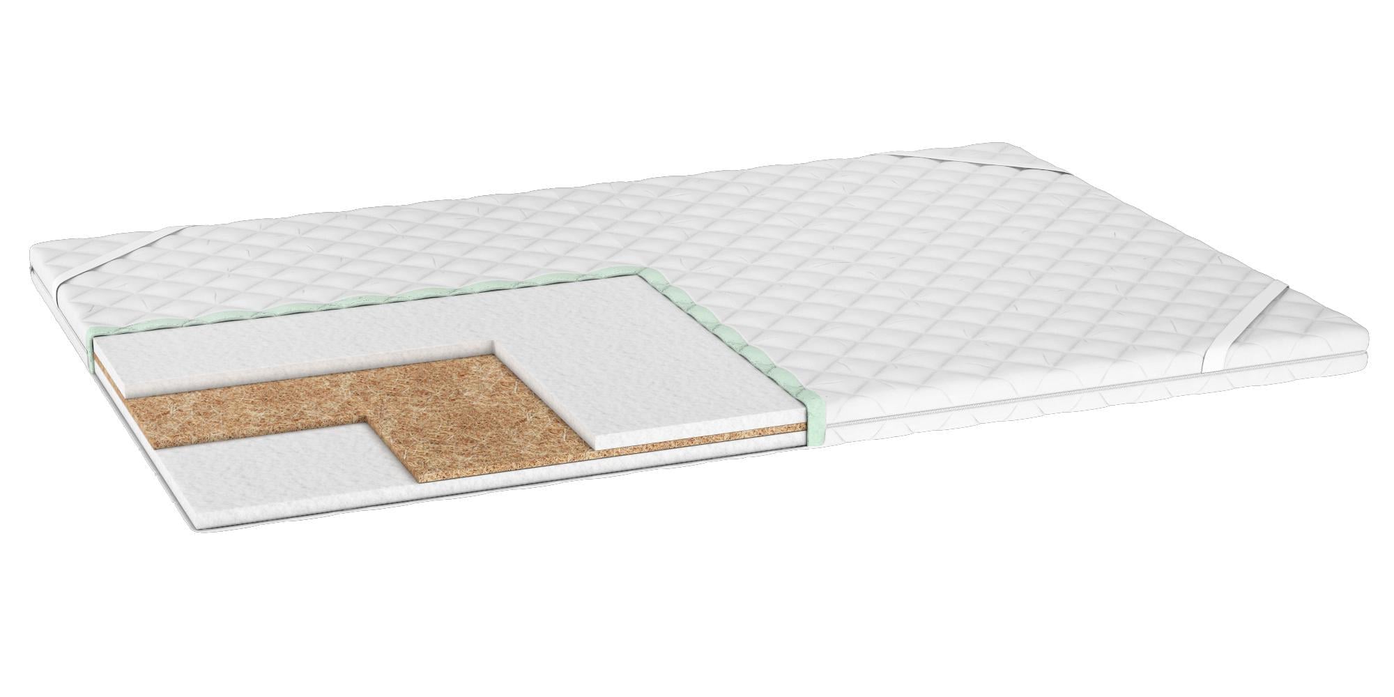 Матрац-топер тонкий PURPLE Sleep Cocos зелений чай 80x190 см (10110330439-80190)