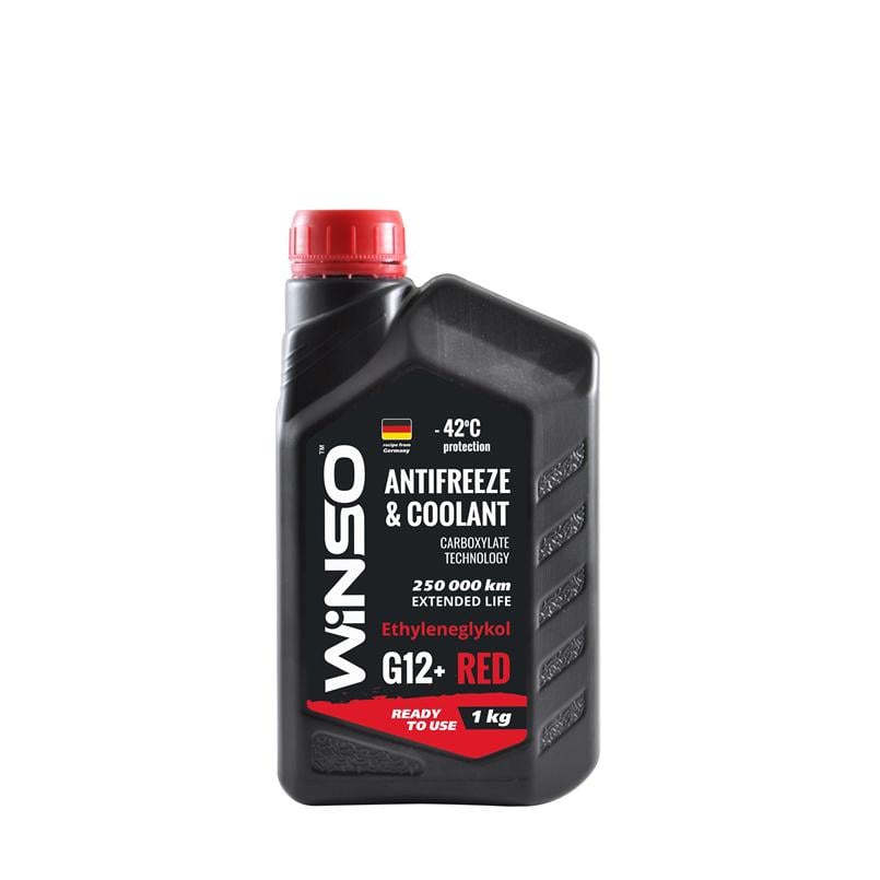 Антифриз WINSO Antifreeze & Coolant -42°C G12+ 1 кг Красный (880920)