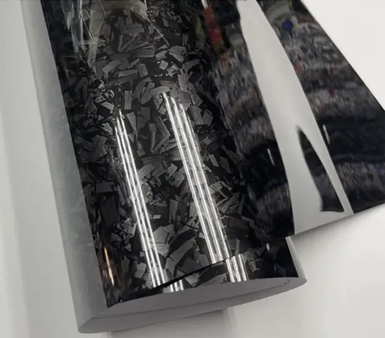 Плівка самоклеюча СONGSHANG під кований ломаний карбон супер глянцева 100x150 см (1838596681)