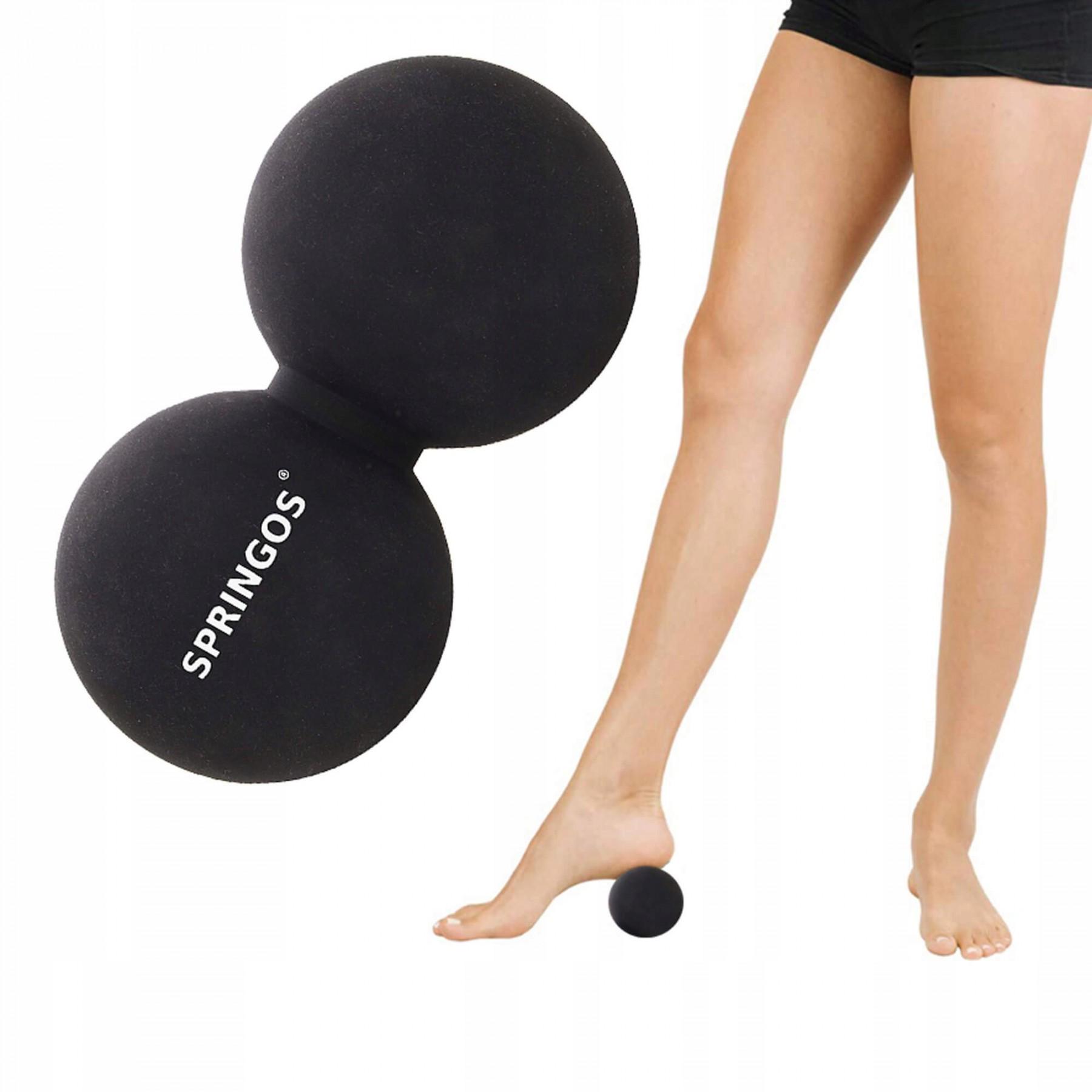 Массажный мяч двойной Springos Lacrosse Double Ball 6,5x13 см (20761) - фото 5