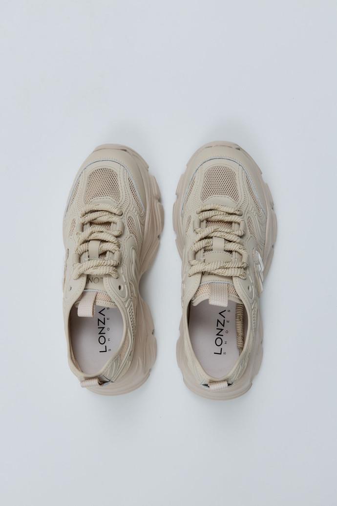 Кроссовки женские летние LONZA р. 38 Бежевый (199149) - фото 5 Кроссовки женские летние LONZA р. 38 Бежевый (199149) - фото 5