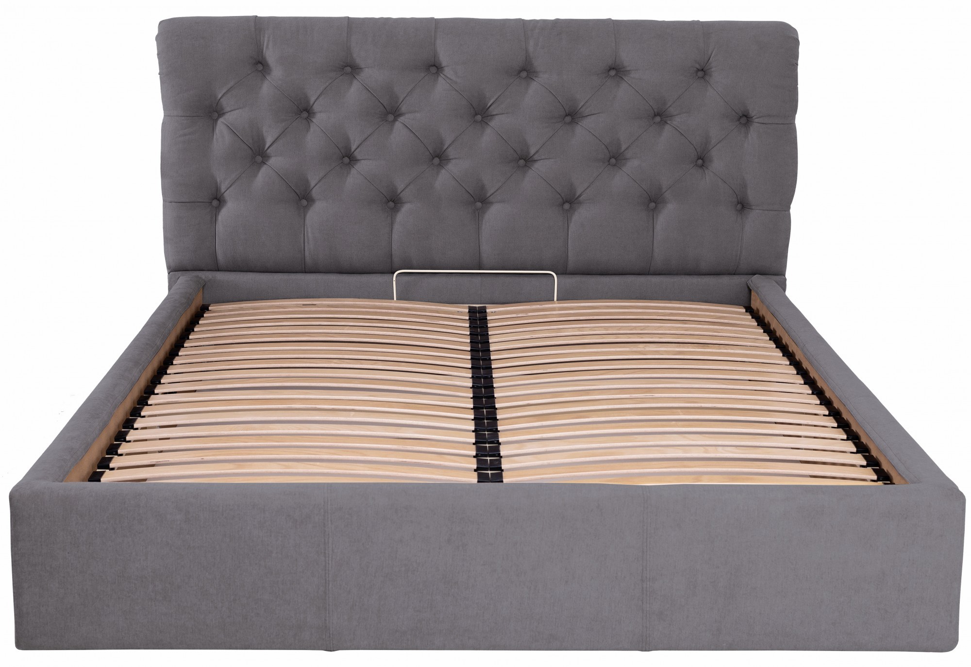 Кровать с подъемным механизмом London Comfort Мисти Dark Grey 140x200 см Темно-серый