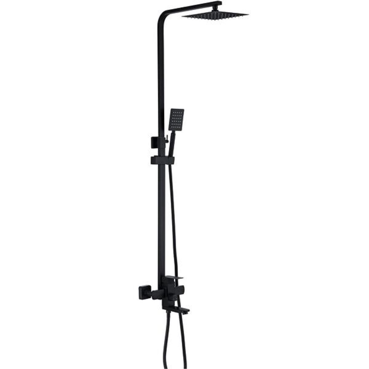 Душевая колонна со смесителем Zerix KUB 009-J Черный (ZX4760)