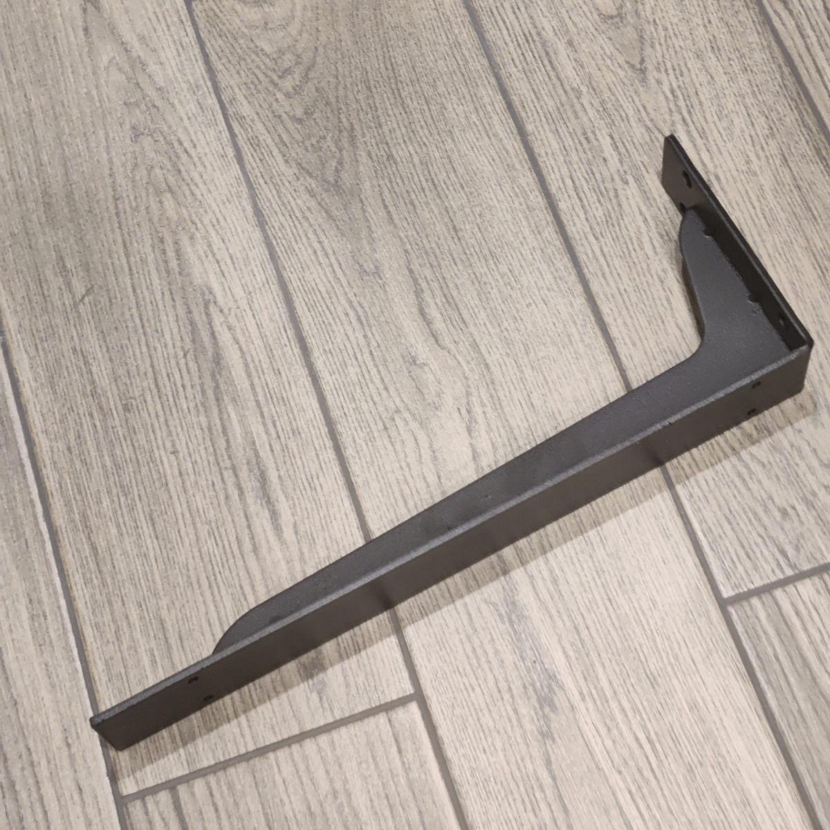 Кронштейн для поличок на стіну Jinrongda Bracket-L 43 см Чорний (3028) - фото 3 Кронштейн для поличок на стіну Jinrongda Bracket-L 43 см Чорний (3028) - фото 3