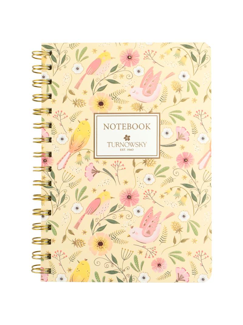 Блокнот Axent Turnowsky Secret Garden 2 жесткая обложка на спирале ячейка А5 80 л. (8473-2-A-TR)