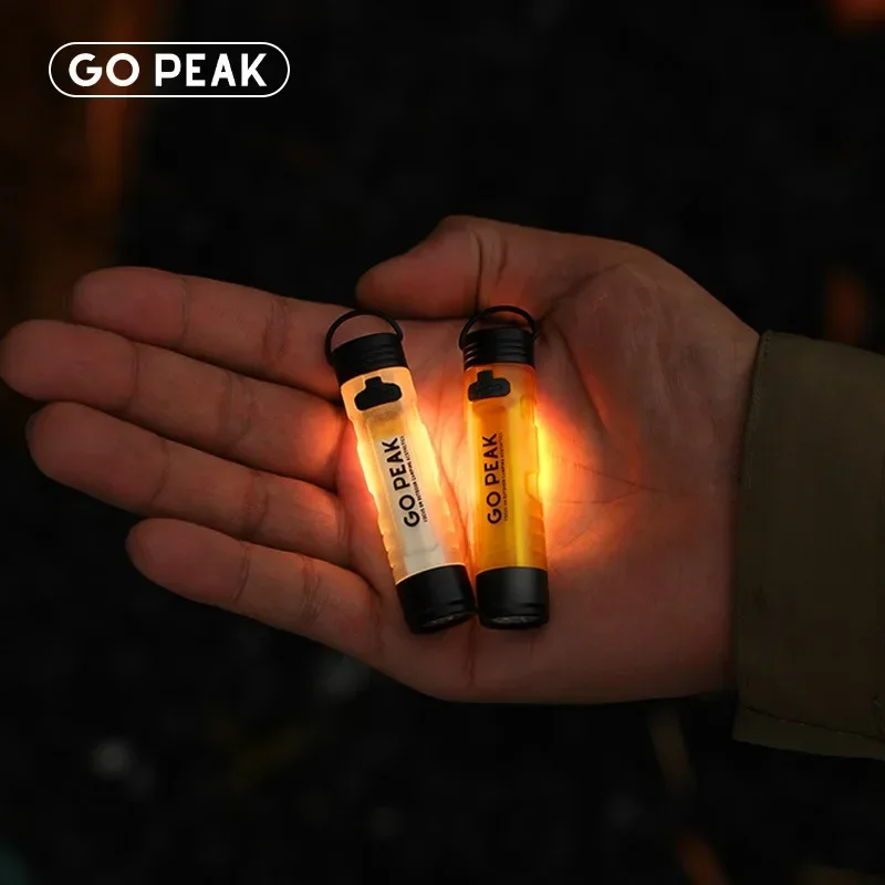 Фонарь мини-аккумуляторный GO PEAK Mini EDC 350lm Type-C 200 mAh Оранжевый (GOPEAK-MINI-ORANGE) - фото 2