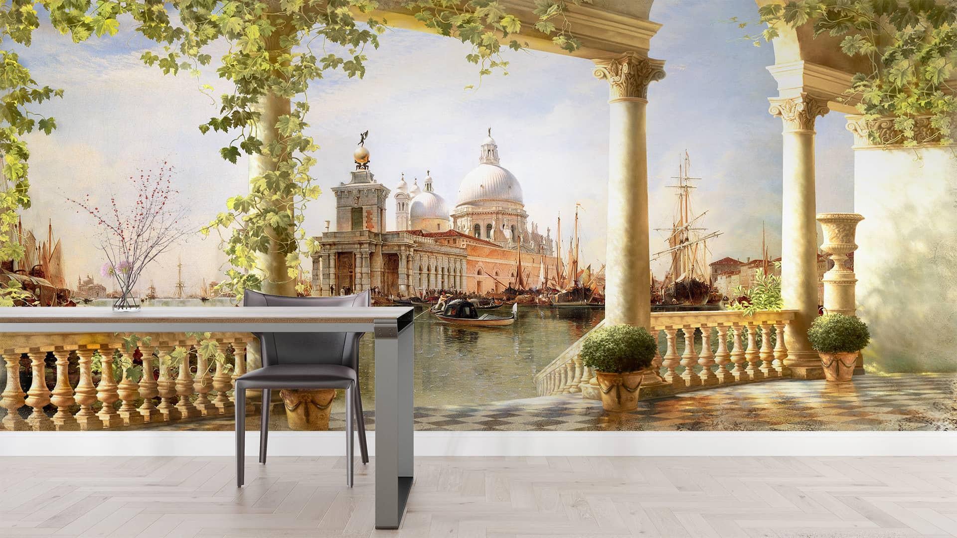 Фотошпалери флізелінові Styleo Print-walls Балкон до вічності 0425 300х250 см (Pw-0425/2)