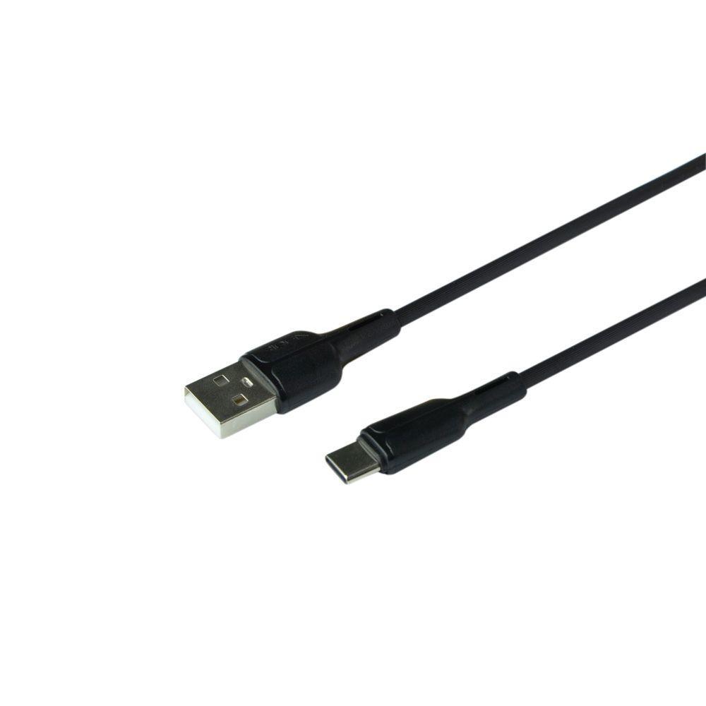 Кабель для зарядки и передачи данных Ridea RC-M121 Prima 3A USB to Type-C Черный - фото 1