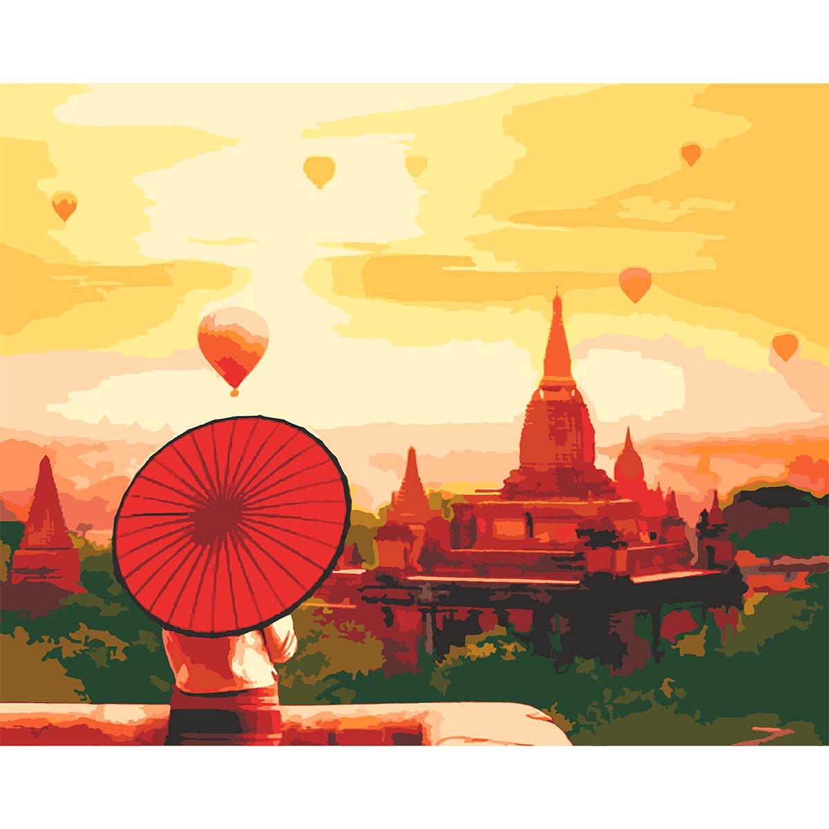 Картина по номерам Santi Завораживающая бирма 40x50 см (Top-953952)