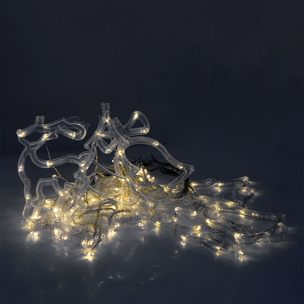 Гирлянда VOLTRONIC 12 фигур 30 LED 1 режим (25898477)