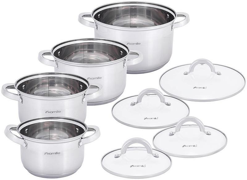 Набір кухонного посуду Kamille Mystery 8 пр. - фото 2 Набір кухонного посуду Kamille Mystery 8 пр. - фото 2