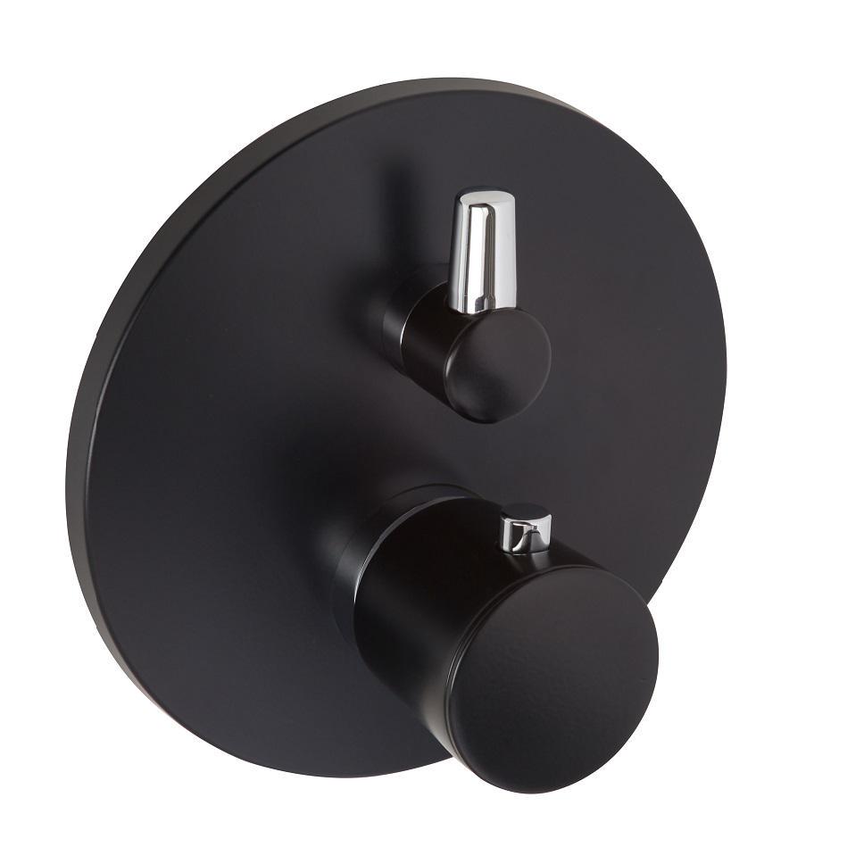 Смеситель для ванны Kludi Balance с термостатом Черный (528308775)