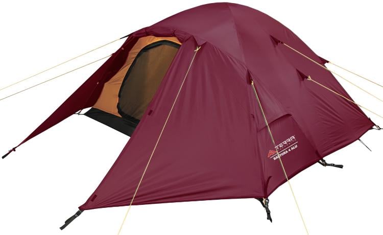Палатка Terra Incognita Baltora 4 Вишневый (TI-BALTORA4G)