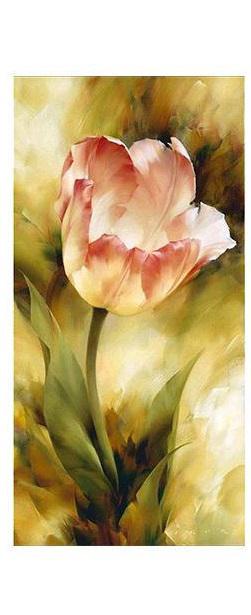 Готова картина алмазної мозаїки Diy Тюльпан 20х40 см (Diy-A251)