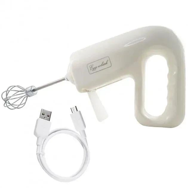 Міксер для яєць портативний/бездротовий Білий (EGG24)