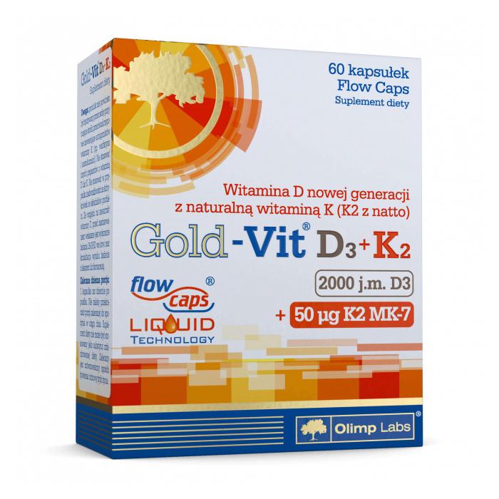 Витамины D3 K2 Olimp Gold-Vit D3/K2 4000 IU 30 капсул (00000034941)