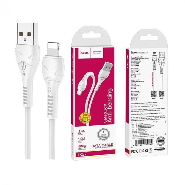 Кабель Hoco lightning X37 1 м - фото 3 Кабель Hoco lightning X37 1 м - фото 3