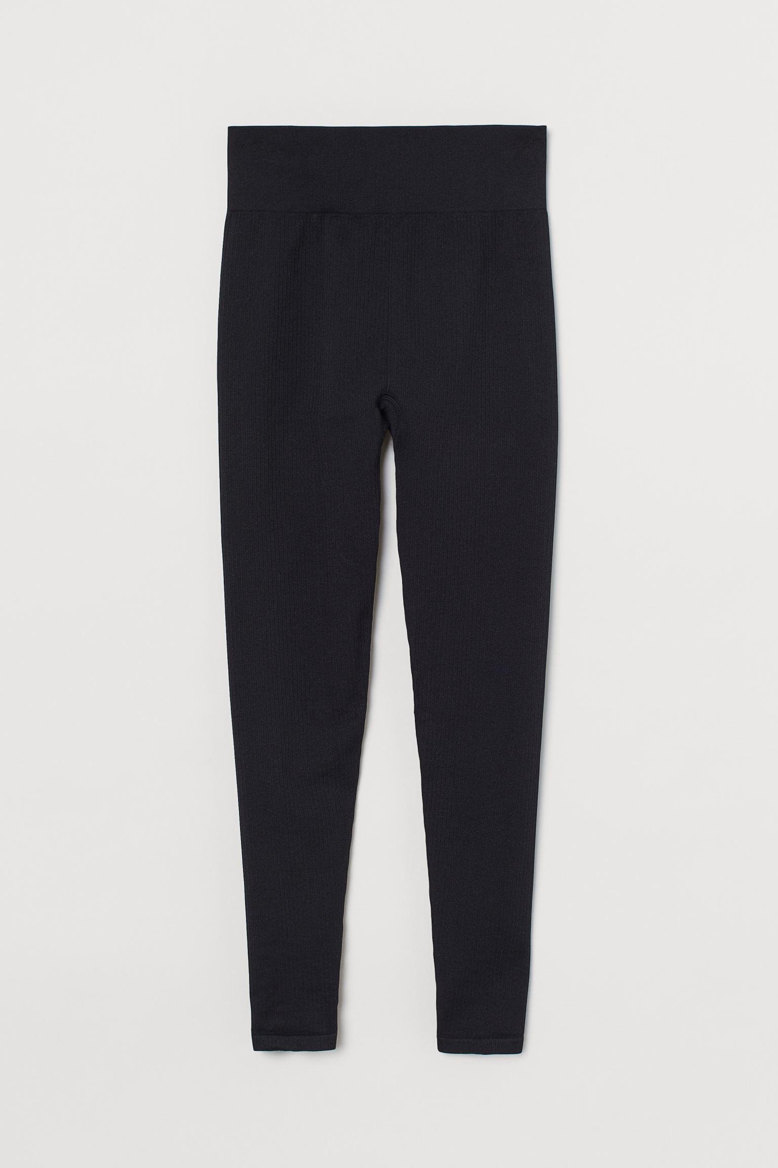 Спортивні леггінси H&M S Чорний (S27079247223)