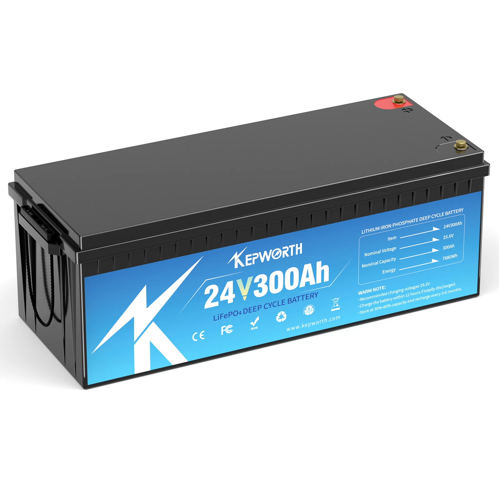 Аккумулятор Kepworth LiFePO4 24V/300AH 7680Wxh (349096)