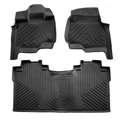 Коврики Stingray 3D для Ford F-150 2014- рр. полиуретан 3 шт. Черный (158243)