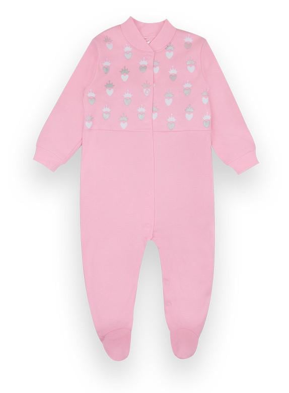 Комбинезон детский хлопковый для девочек Gabbi КВ-21-51-1 80 см Розовый (12965) Комбинезон детский хлопковый для девочек Gabbi КВ-21-51-1 80 см Розовый (12965)