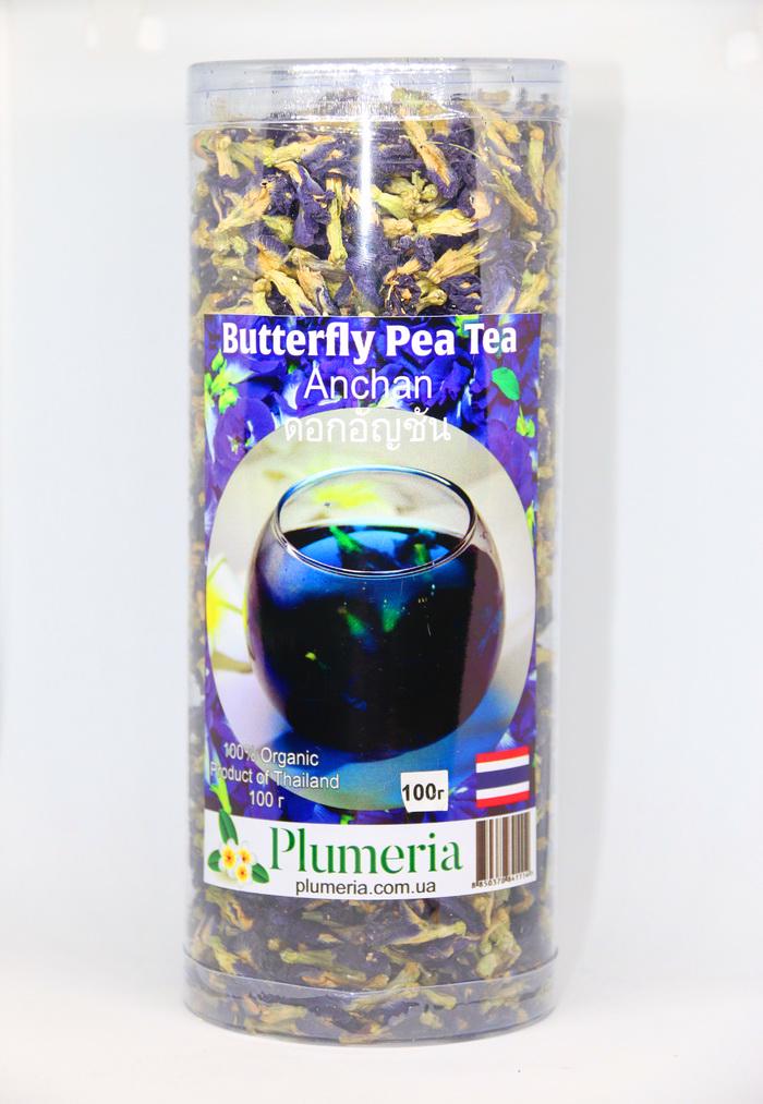 Чай Анчан Butterfly Pea Tea Plumeria экологический для улучшения зрения и кожи 100 гр