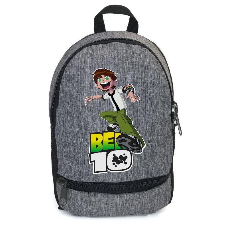 Школьный рюкзак подростковый Cappuccino Toys с принтом Ben 10 BTN 007 12,5 л Серый (1644581928)