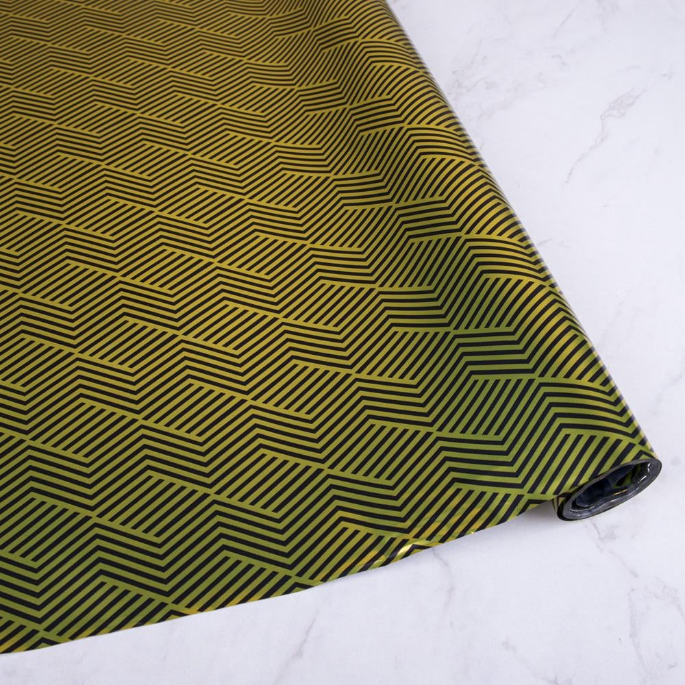 Пленка подарочная Геометрические линии 10 м 70 см (8527-8)