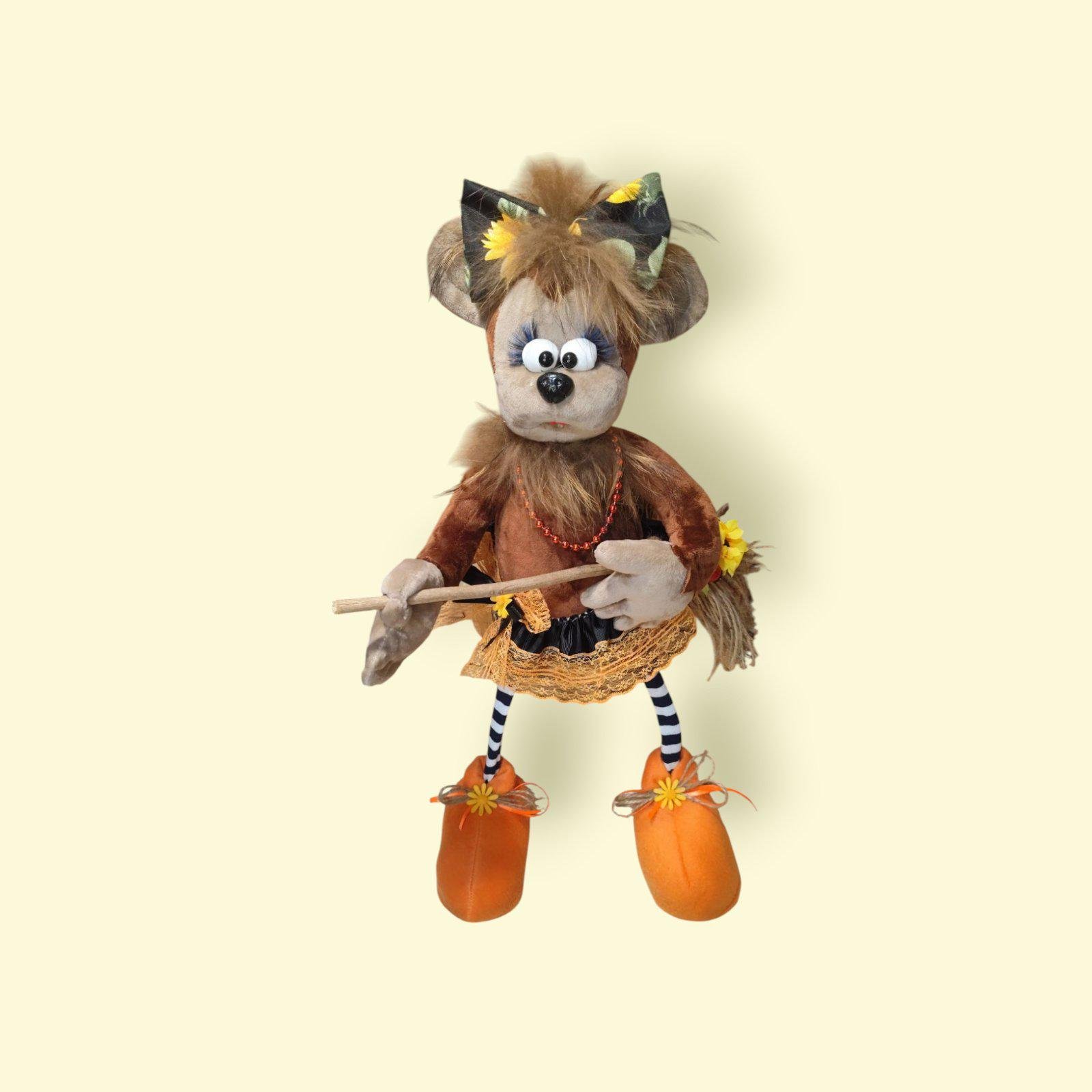 Игрушка интерьерная Обезьяна на длинных ногах (26643203)