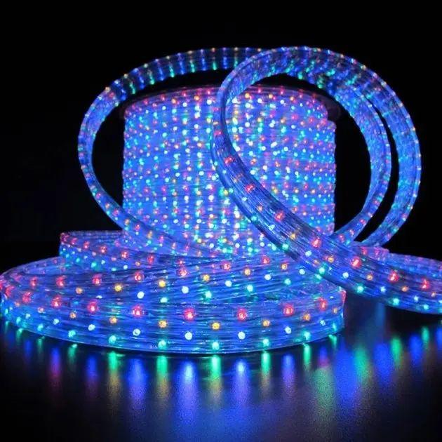 Гирлянда-шланг дюралайт 10 м 360 LED IP 65 12 Вт 8 режимов мигания оболочка из ПВХ (opt-21082)