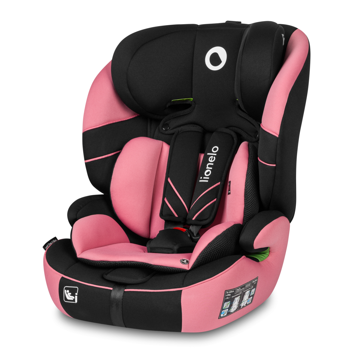 Автокресло детское Lionelo Levi One I-Size Pink/Rose