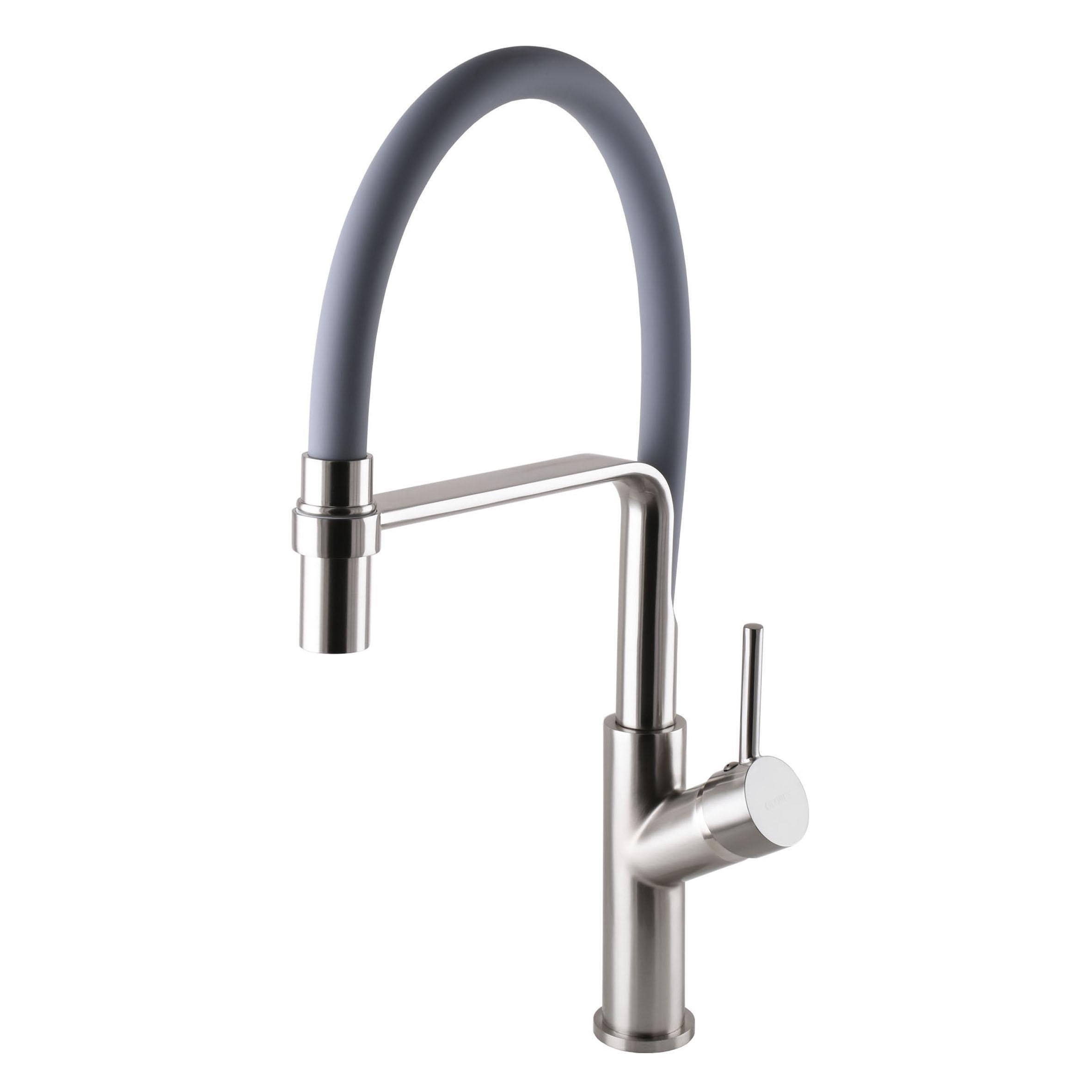 Кран на кухню Globus Lux Нікель/Сатин (22948) Кран на кухню Globus Lux Нікель/Сатин (22948)