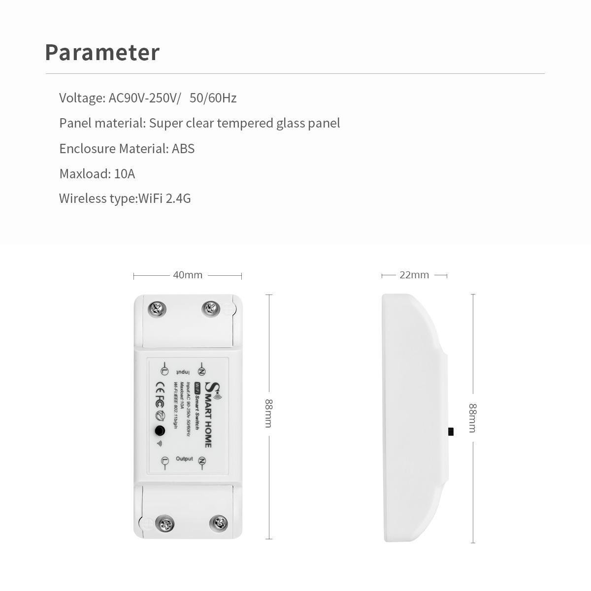 Релле для умного дома Wi-Fi Smart Switch 10А (3000131-TOP-2) - фото 5