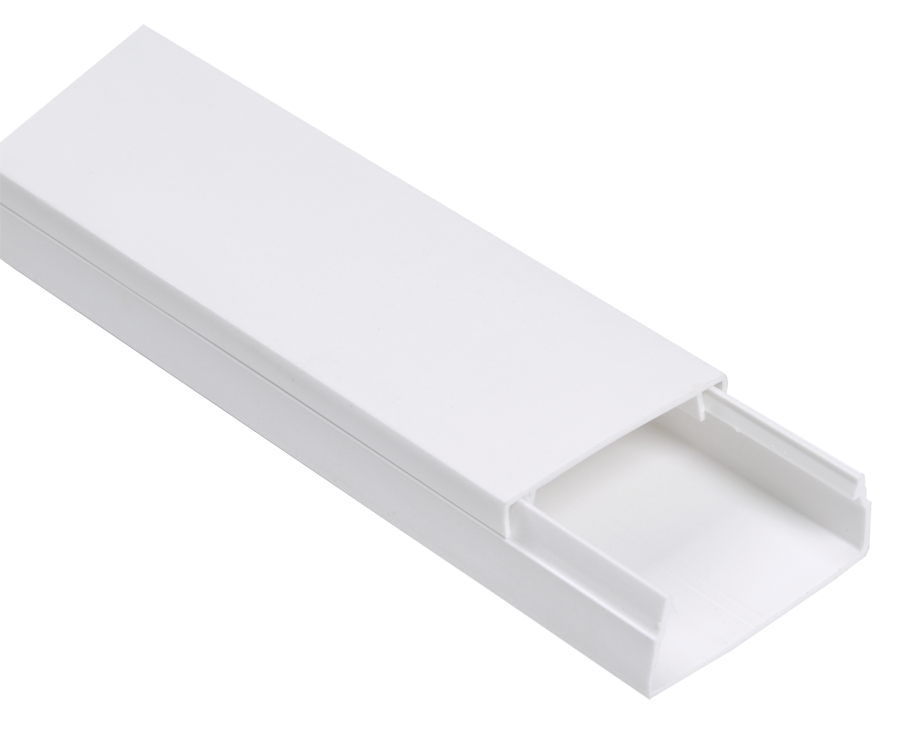 Канал кабельный UEC ECOLINE 80x60 мм х 99 см ПВХ Белый (CKK11-080-060-1-K01-008)