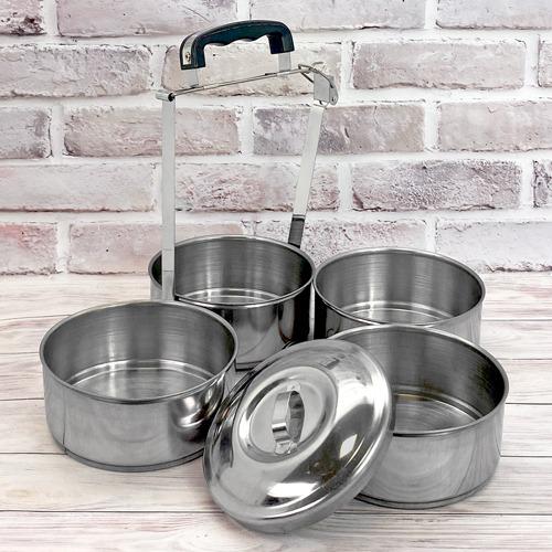 Контейнер харчовий SS 4 шт. 700 мл (R29554) - фото 2 Контейнер харчовий SS 4 шт. 700 мл (R29554) - фото 2