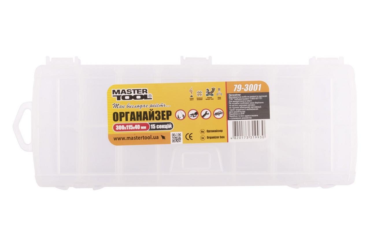 Органайзер з підвісом 12" 300х115х40 мм 15 секцій