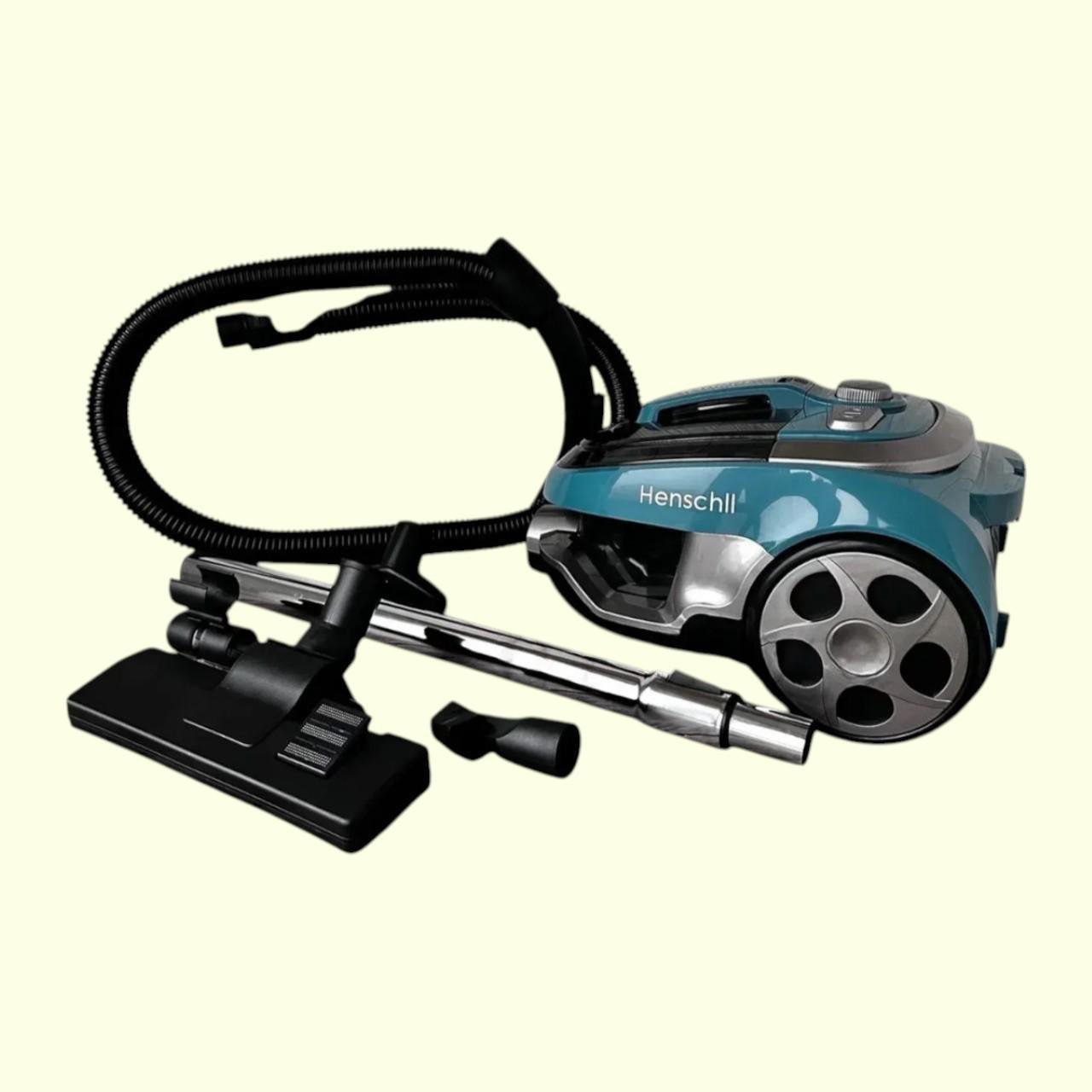 Пилосос контейнерний Henschll XN19-87 системою фільтрації та трьома насадками 3000 Вт 4 л Бірюзовий (є99) - фото 3 Пилосос контейнерний Henschll XN19-87 системою фільтрації та трьома насадками 3000 Вт 4 л Бірюзовий (є99) - фото 3