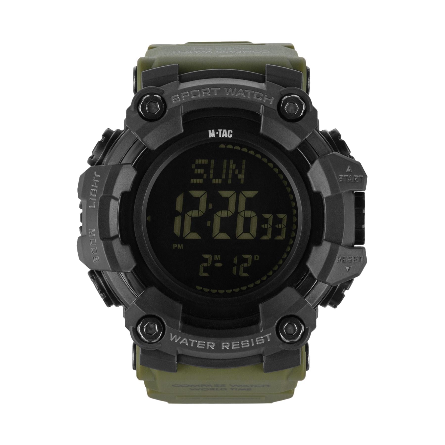 Наручний годинник тактичний M-Tac 2037 Army Green