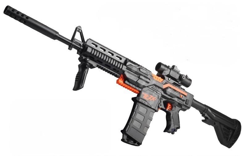 Іграшковий автомат NERF M416 на м’яких кулях акумуляторний 102 см Чорний