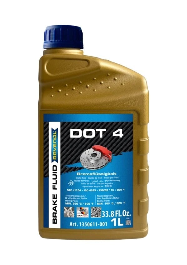Тормозная жидкость Ravenol DOT 4 1 л (1350601-001)