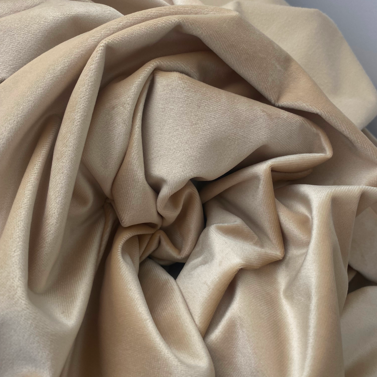 Тканина велюр Mebellini Альтаміра 145 см Бежевий (MTEP2000-010)