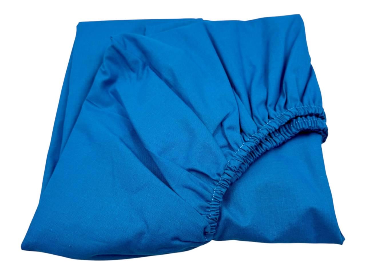 Простынь на резинке Solid 70х140 см Blue (G-5499/WP/x70)
