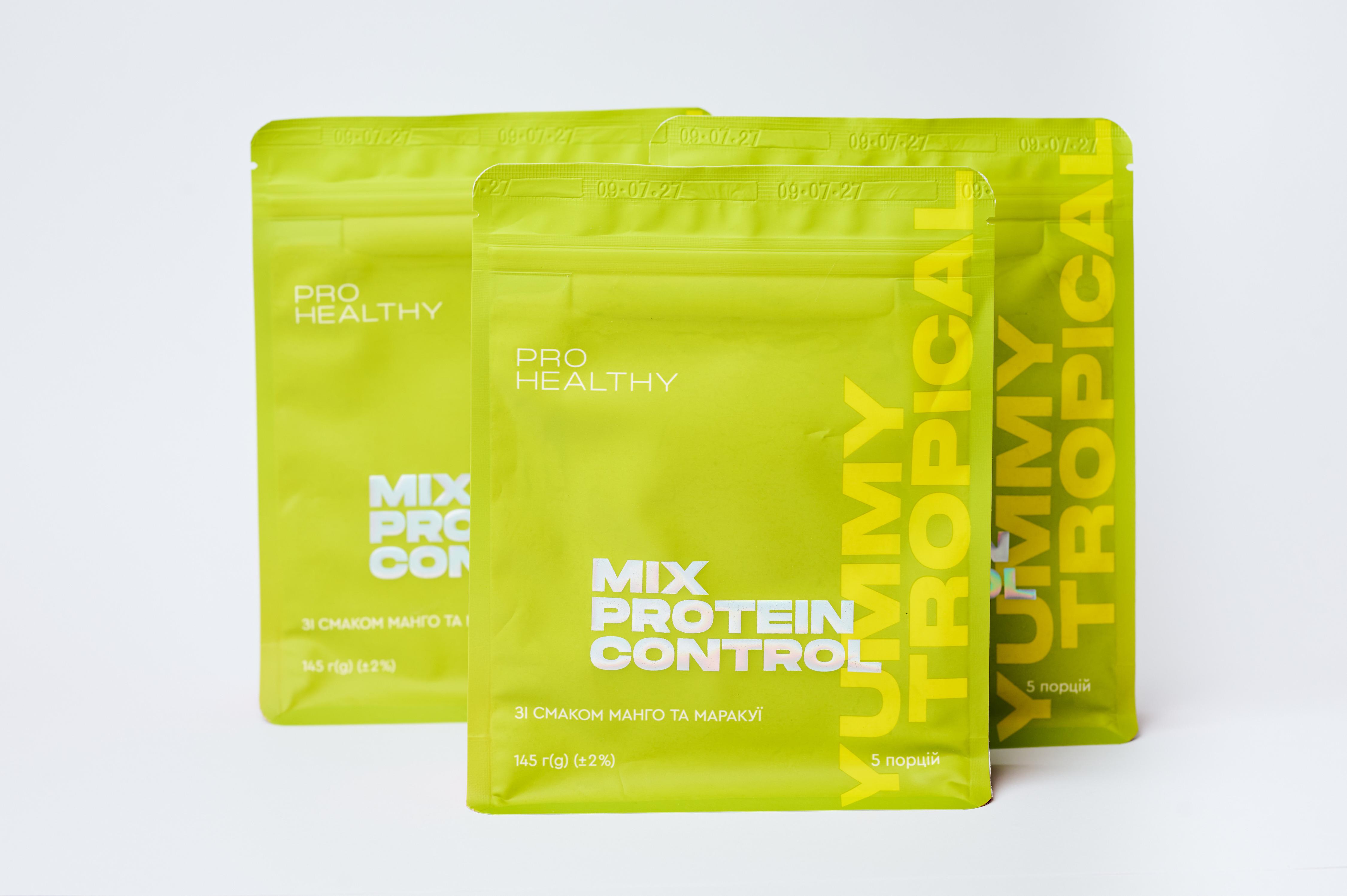 Протеїновий коктейль готовий Choice для контролю апетиту та коррекції ваги тіла Mix Protein Control Yummy Tropical 145 г 5 порцій (27768290) - фото 5 Протеїновий коктейль готовий Choice для контролю апетиту та коррекції ваги тіла Mix Protein Control Yummy Tropical 145 г 5 порцій (27768290) - фото 5