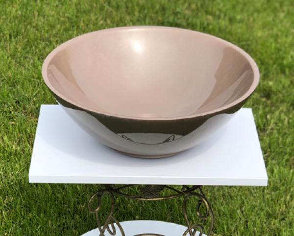 Умивальник Snail Камелія 425х425 мм Капучиновий (147Н400) - фото 3 Умивальник Snail Камелія 425х425 мм Капучиновий (147Н400) - фото 3