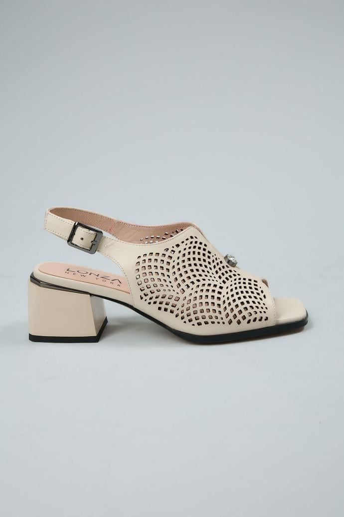 Босоножки женские LONZA кожаные р. 38 Бежевый (197381) - фото 3 Босоножки женские LONZA кожаные р. 38 Бежевый (197381) - фото 3