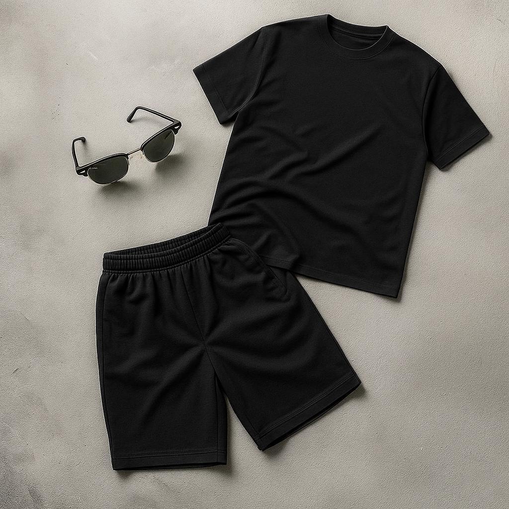 Костюм Gamer Intruder мужской летний трикотажный S-M Черный (1836637815)